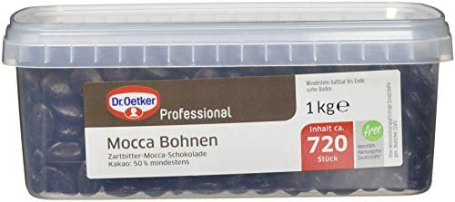Dr. Oetker Professional Mocca-Bohnen, 1,7% Kaffeepulver, 1 kg Dose