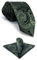 Shlax&Wing Herren Krawatte Paisley Mehrfarbigs for Männer Dark Grün Seide Lang