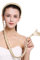 WIG ME UP - N1038-613 Haarteil Zopf an Haarreif geflochten super lang Tracht Platinblond 95 cm