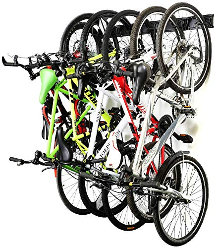 Ultrawall – Support mural de rangement pour 6 vélos, pour la maison et le garage, charge maximale 136 kg