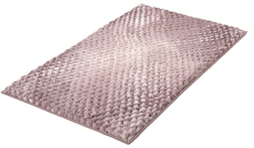 Kleine Wolke Badteppich Cory, 60x100 cm, Old Rose