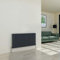 Warmehaus Radiatore Orizzontale di Design a Schermo Piatto Moderno Riscaldamento Singolo Antracite Radiatore 600x1158mm