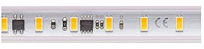 Hochvolt LED Strip, 72 LED/m, 50m Rolle, 230V, IP65, 14W/m, B 1.5cm / L 5000cm, 4000K 1470lm/m 120°, CRI 90