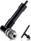 OCGIG Aluminum Alloy Right Angle Drill Attachment Adapter, Right Angle 8mm,90 Degree Handle Extension Chuck,for Most Portable Electric Drills