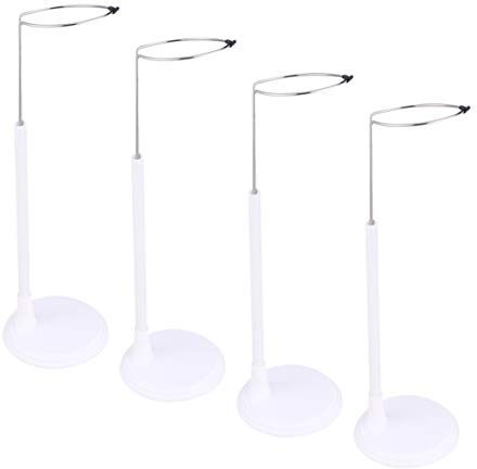 TOYANDONA 4 Stück Puppenkleidung Form Kleid Puppenständer Puppen Displayhalter Actionfigur Ständer Schaufensterpuppe Modell Ständer Zubehör für Puppenkleider Puppenhaus 35Cm