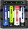 XTAR L4 Ladegerät AA AAA mit 4 Steckplätzen für aa Lithium batterien 1,5v Ladegerät 1,2V nimh aa AAA