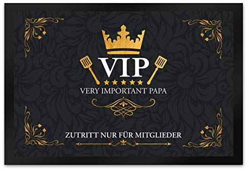 trendaffe Very Important Papa Fußmatte mit VIP Motiv