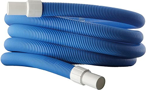 Mugar-VARIOS PRODUCTOS PISCINAS. Mangueras de 32 y 38mm, Limpiafondos palometa y clip, recoge hojas Mangos, terminales para Mantenimiento Piscinas (12m Manguera 38mm)
