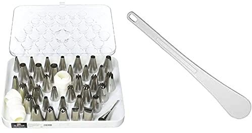 DE BUYER -2114.10 -coffrets 35 douilles inox+adaptateurs & 4745.30 -spatule blanche en polyglass l. 30cm