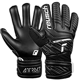 Reusch Attrakt Solid Junior Gants de Gardien de But pour Enfants avec Construction avec Coutures extérieures pour Toutes Les Surfaces