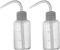 APUXON Wash Bottle 2pcs 150ml 5Oz Narrow Mouth Squeeze No Spill Bend Mouth Watering Cans for Medical Lab - Plastic Safety