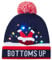 Belovecol Weihnachtsmütze LED Mütze Strickmützen Party Beleuchtung Herren Lustige Warme Neuheit Unisex Weihnachtsmütze Schwarz