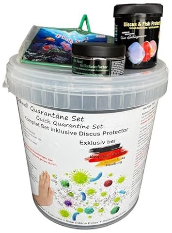Schnell Quarantäne Eimer - Set zur Vergesellschaftung von Diskus und Skalaren - Discus Protector Bakterielle Unverträglichkeit/BU