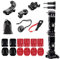 YHTSPORT Gopro Helmet Mounts Accessory Kit for Action Camera, Motorcycle Helmet Mount Kit, Adhesive Mount + Gopro Extension Arm, Gopro Mount Compatible with Gopro, DJI OSMO Action, YI Action Camera