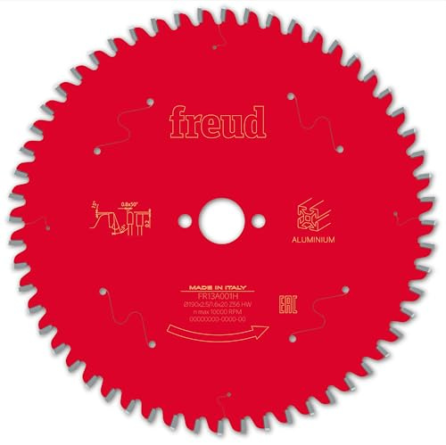 Freud Aluminium Saw Blade 190mm x 20mm 56T Corded