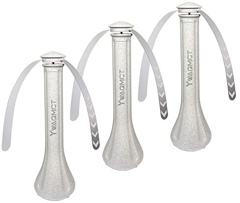 YWAQMCT Ventilador de Mosca portátil para mesas al Aire Libre, para Mantener la Comida Limpia, para picnics, Restaurante, Barbacoa, Fiesta, hogar (Paquete de 3)