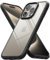Ringke Fusion Bold [Shock Absorbent TPU Frame] Compatible with iPhone 15 Pro Max Case, Anti Scratch Transparent PC Back with Protective Bumper Cover - Black