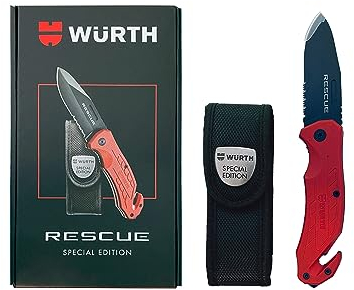 Würth Klappmesser Rescue Special Edition limitiert Taschenmesser, 071566558