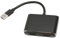 Sxhlseller Adaptateur USB 3.0 vers Double HDMI, Répartiteur USB C en Alliage D'aluminium avec 4 Modes D'affichage, Transmission Haute Vitesse 5 Gbit/s, écran HD pour Ordinateur Portable PC