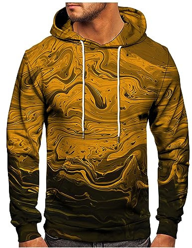 Langarmshirt Herren Herren Hemd Langarm Strickjacken Für Herren Poloshirt Herren Kapuzenjacke Herren Kapuzenpullover Für Herren Sweatshirt Herren Poloshirts Für Herren T Shirt Herren(1-Ginger,XXL)