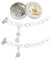 PLIGREAT 2 Sets Knitting Row Counter Chains Silver Yarn Ball Charms Crochet Locking Stitch Marker Rings Knitting Tool Kit with Storage Tin Box Gifts for Grandma Mom Tailors DIY Crafts Accessories