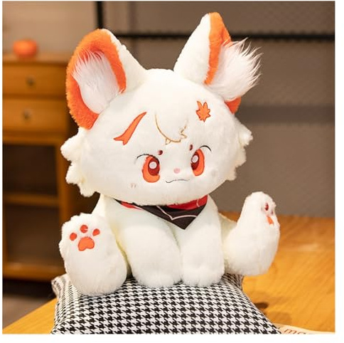 TOPLITHE Genshin Cat Kuscheltiere, Anime Plüsch Impact Plushies Weiches süßes Spielzeug for Kinder Weihnachten Gamer Geschenk(A,32cm)