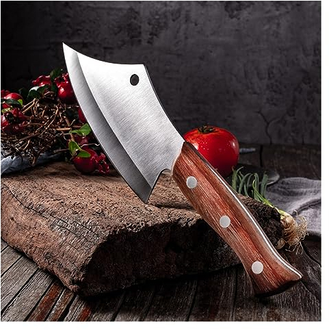 FBITE Coltello da cuoco da cucina for carne di pesce Coltello da disossamento Coltello da macellazione Coltello da taglio for uccidere Mannaia da cuoco di pesce