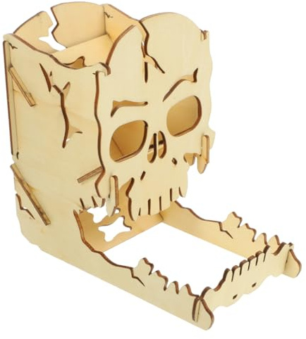 Abaodam accessorio per dadi da gioco torre di dadi in acrilico torre del gioco dei macchina per rotolare i di in legno puntello di di legno