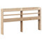 vidaXL Tête de lit avec étagères 140 cm Bois Massif de pin, tête de lit en Bois, tête de lit avec Rangement, tête de lit sur Pied