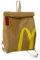 Acfigure Lustiger Retro-Rucksack, große Kapazität, niedliche Persönlichkeit, Pseudo-echte Papiertüte, Schulrucksack, geeignet für Studenten, Arbeit, Reisen und andere Funktionen, braun, One size