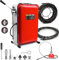390W 450U/min Elektrische Rohrreinigungsmaschine für Ø20-100mm Rohrleitungen Rohrreinigungsspirale Ø8mm 10M, 16mm 14,5M Spiralen, Rohrreinigungsgerät Rohrreiniger Abflussreiniger Reinigung Drain Clean