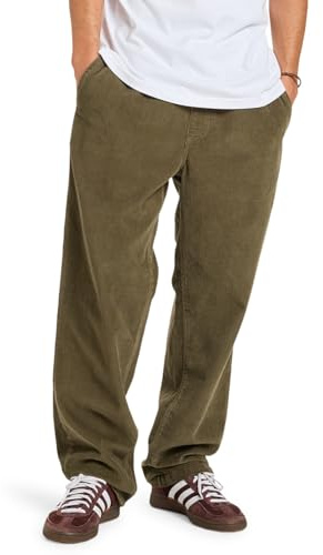 Quiksilver Taxer Hose Regular Cord Pant Herren Braun XL