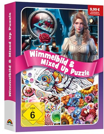 Wimmelbild und Mixed Up Puzzle - 2 Spiele in einer Box für Windows 11 / 10 / 8.1 / 7