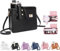 oryshrystar Stanley Cup Purse - Waterproof Crossbody Bag, Adjustable Strap, Multifunctional Backpack, Black
