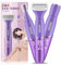Bikini Trimmer für Frauen, 3-in-1 Schmerzfreier Elektrischer Damenrasierer, Austauschbarer Gesichtshaar- & Augenbrauentrimmer, Wiederaufladbares Damenpflege-Set, Körperrasierer für Reisen, Geschenk