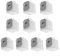 Jotekonoby Lot de 10 sacs à poussière de rechange compatibles avec les modèles d'aspirateurs robots, pour aspirateur Combo I5 I5+ J5 J5+