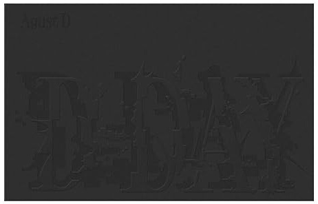 BTS AGUST D (Suga): [D-DAY] Solo-Album (Version 01) CD + Fotobuch + Lyric Book + Postkarte + Poster + Fotokarte A + Fotokarte B + Scanimationskarte + Aufkleber
