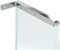 LukLoy Feste Glashalterung, Wand-an-Glas-Duschstützstange, L-förmige Stabilisator-Montagehalterung für 8-12 mm Duschpaneele (Chrom, Glas rechts)