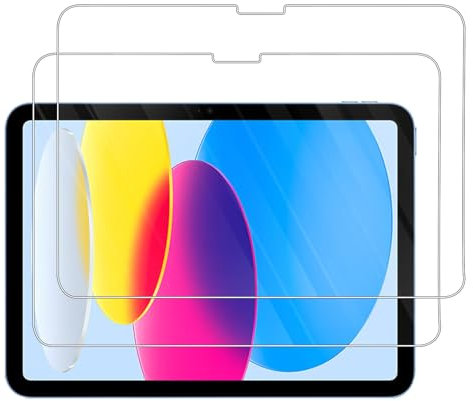 Xatgiouy 2 Pack Screen Protector for iPad Air 13 Inch M3/M2 (2025/2024) A3268 A3269 A3271 A2898 A2899 A2900, 9H Tempered Glass Film, Fingerprint-Proof, Scratch-Resistant, Bubble Free, HD Clear