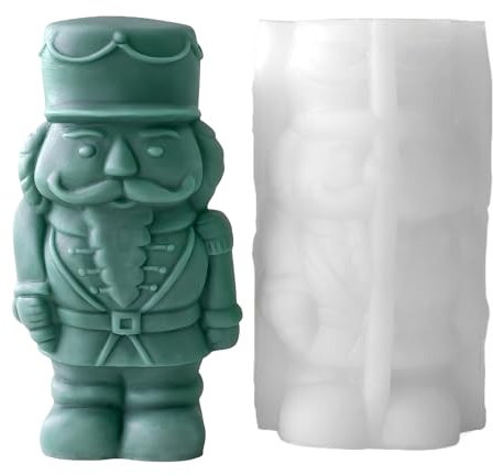 Moules En Silicone Pour Fabrication De Bougies, Fabrication De Bougies Parfumées, Moules Casse-Noisette Décorations En Plâtre Pour Intérieur Mariage Dîner Fête