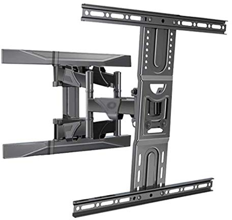 QYMYOZ The universal TV wall bracket can be rotated and tilted, it is used for the full dynamic TV mounting rack of 45-75 inch TV, and the maximum load is 45kg TV rack