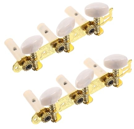 LIGIGWASH Classical Guitar Tuners Kunststoff Wirbel Pegs Professionelle Stimmmechanik Ersatzteile für Konzertgitarre Langlebig Rostfrei Präzise Einfache