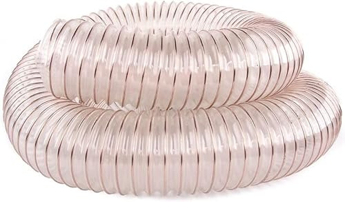 PU-Polyurethan-Flexschlauch, PU-Flexschlauch mit Kupferdraht, transparent, 1 Meter, for Industrieanwendungen, mehrere Größen, 0,63 mm Wandstärke(63mm)