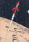 Moulinsart A4 Plastic Folder The Adventures of Tintin The Lunar Rocket Taking Off (15128)