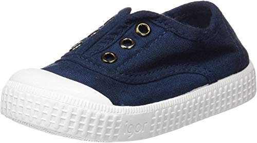 Igor Berri, Zapatillas sin Cordones Unisex Niños, Azul (Marino), 29 EU
