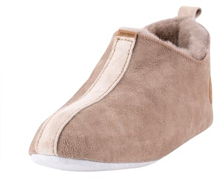 Shepherd of Sweden - Lina Lammfell-Hausschuhe - Damen - 100% Echtes Lammfell - Bequem - Weich und warm - Flauschig - Größe 38
