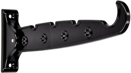 SIRO Kleiderlüfter Altötting, Schlicht, Kunststoff schwarz, 280 mm x 96 mm x 26 mm, LA 74 mm, H200-280A3