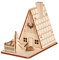 Seiffener Volkskunst | Räucherhaus Forsthaus Räucherfigur | 15 teiliges Bastelset aus Holz | zum Selbstbasteln 14x8x11 cm | Original Erzgebirge | 20001 | Forsthaus