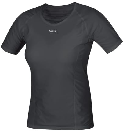 GORE WEAR Damen M Windstopper Base Layer Shirt, Schwarz, 36 EU
