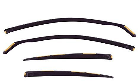 J&J AUTOMOTIVE | Windabweiser Passend Für Vectra C Limousine 2002-2008, Heko Regenabweiser, Getönt, Set 4-Teilig, Vorne, Hinten, Aerodynamisch